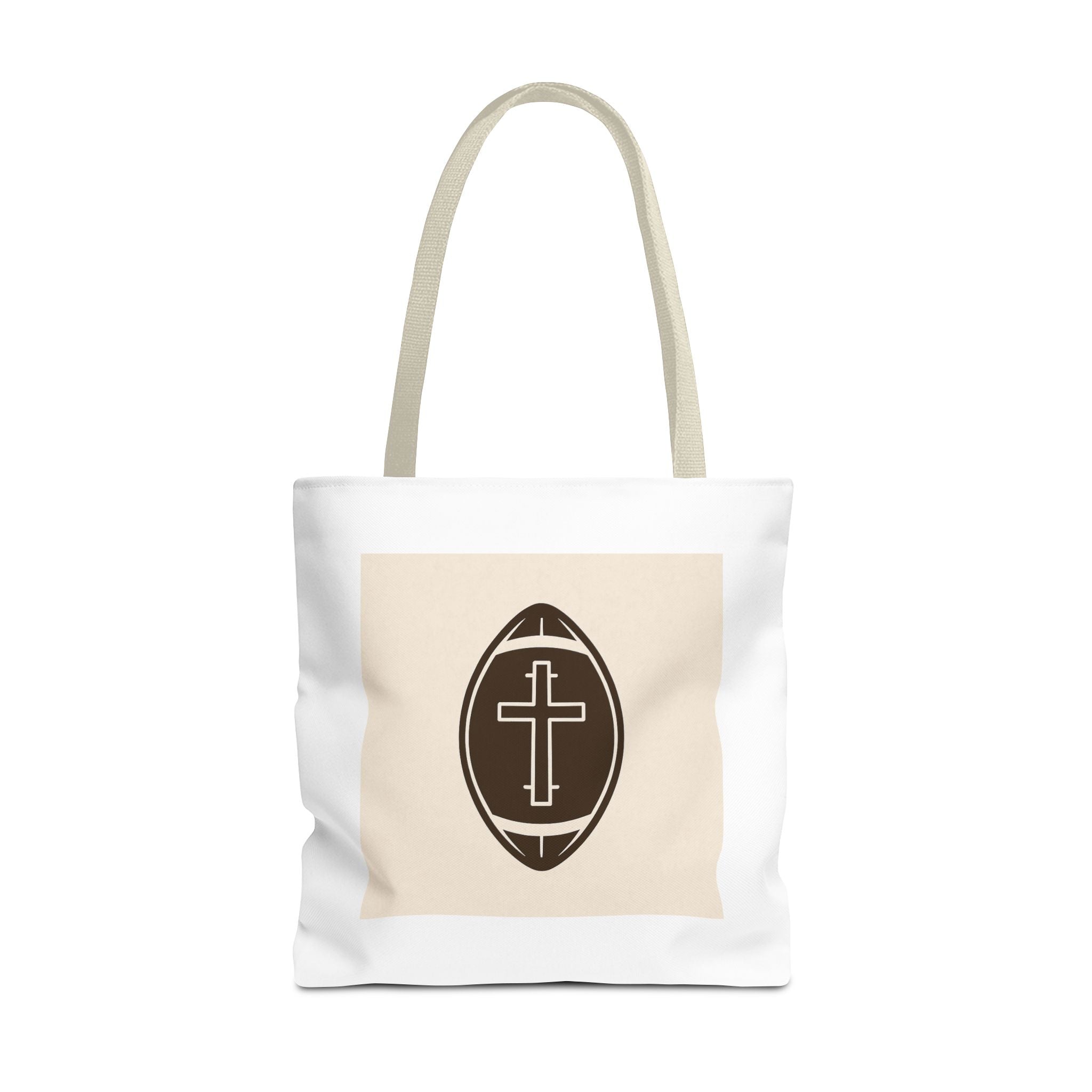 Tote Bag with the football + cross design