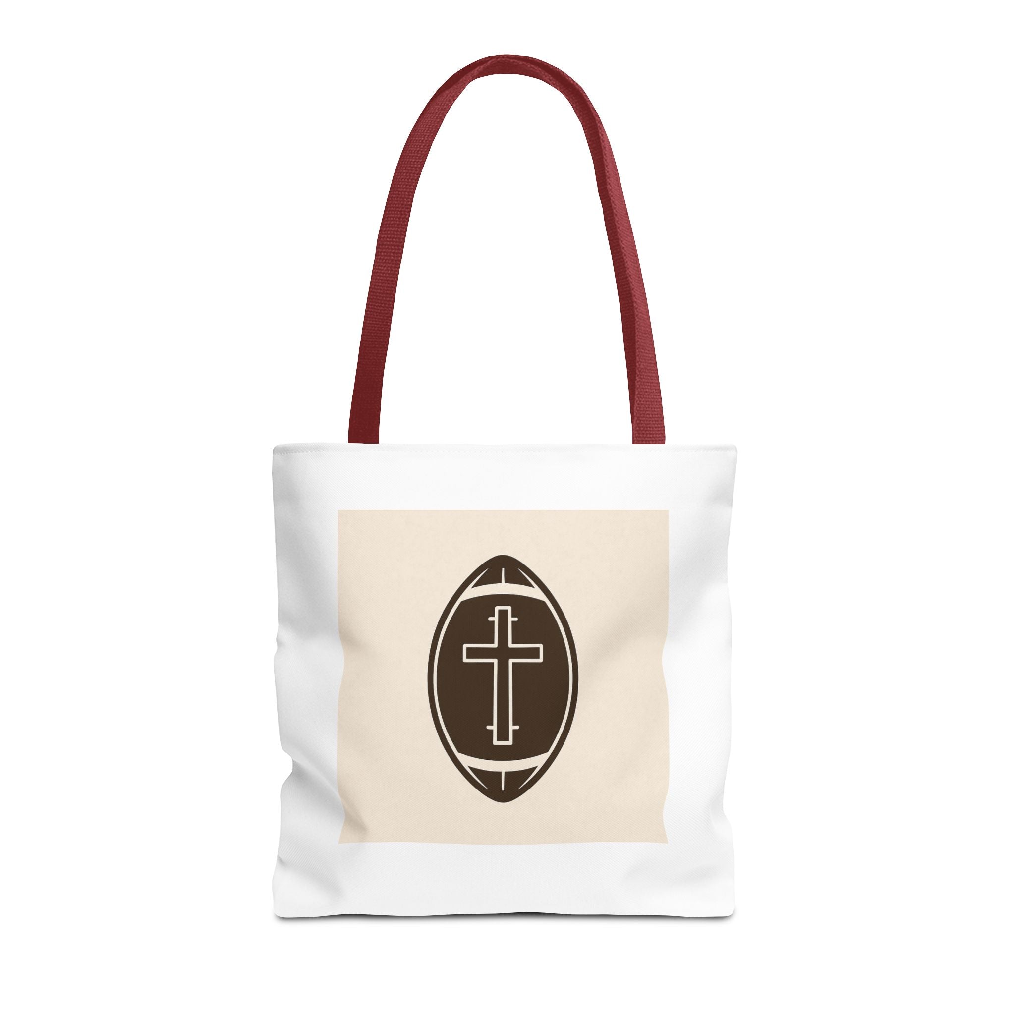 Tote Bag with the football + cross design