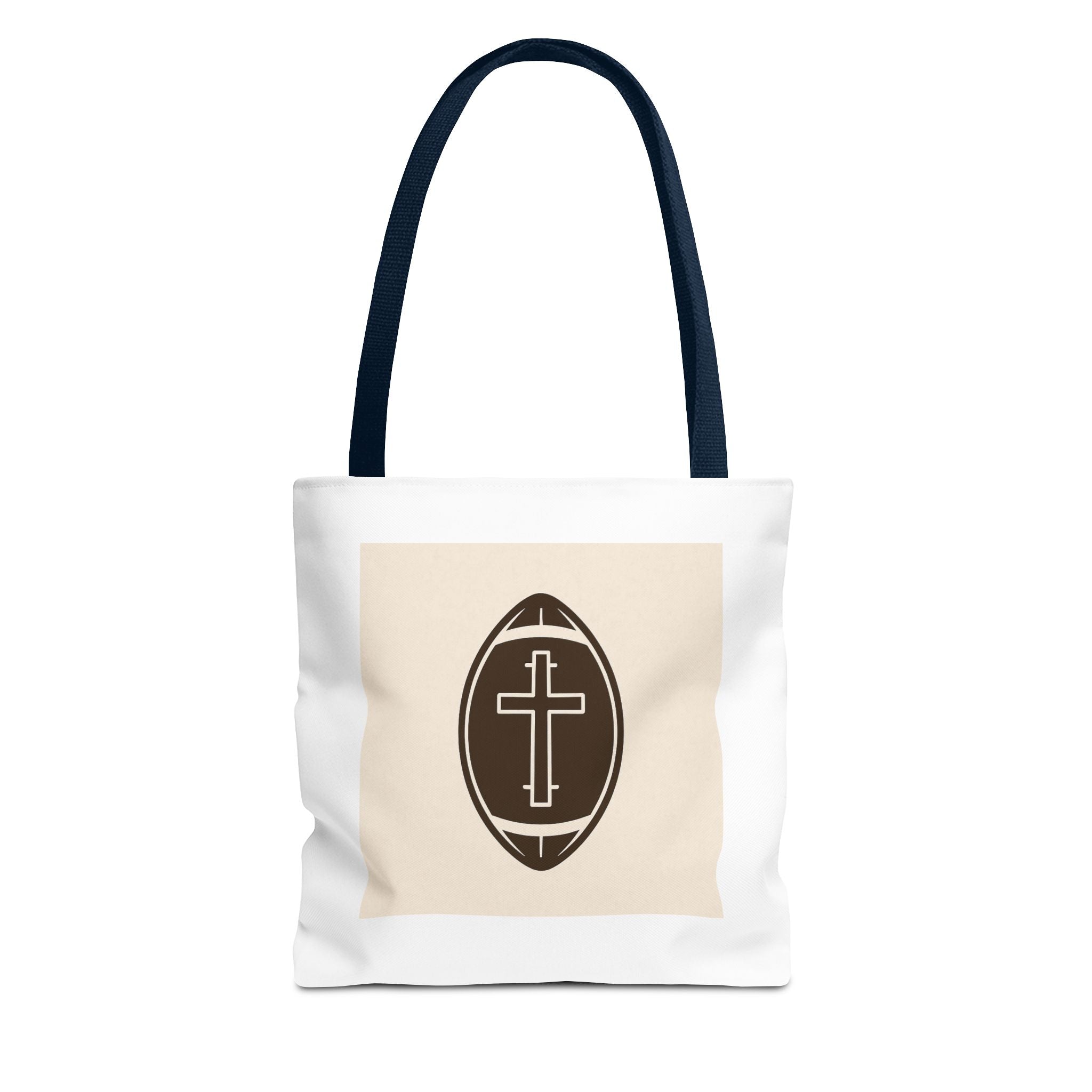 Tote Bag with the football + cross design