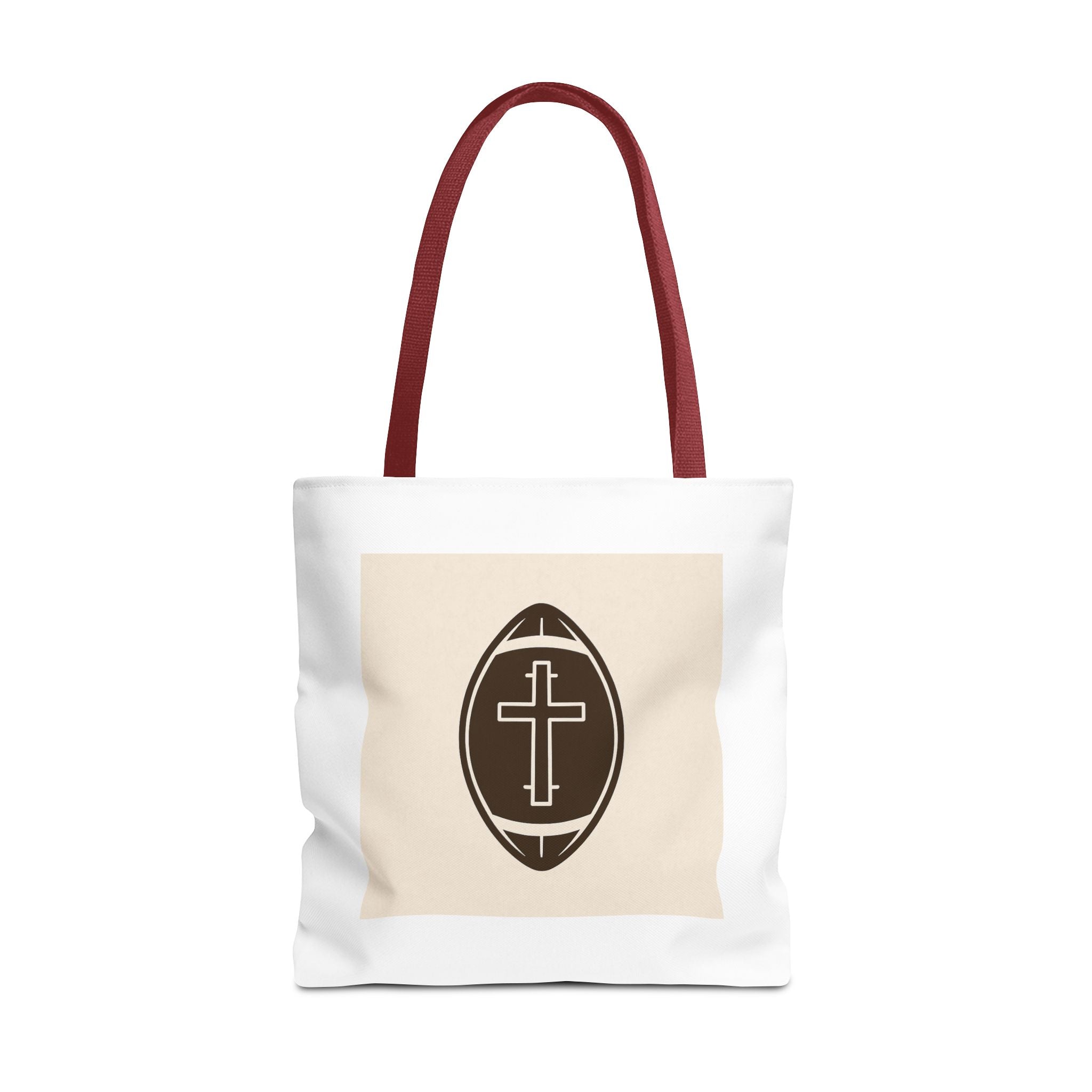 Tote Bag with the football + cross design