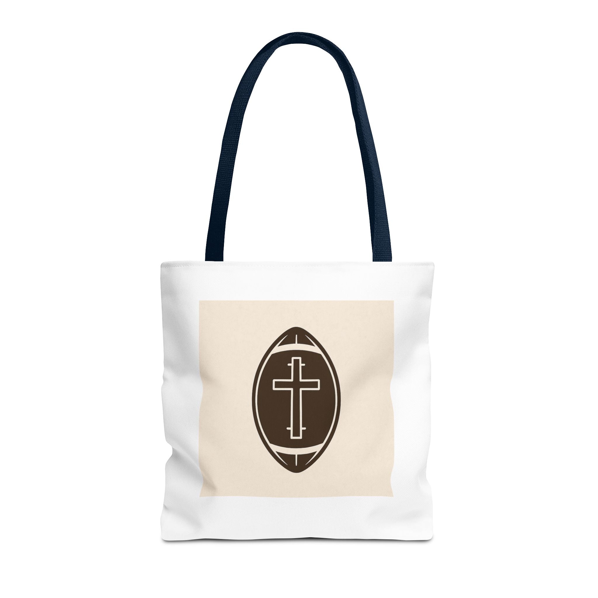 Tote Bag with the football + cross design