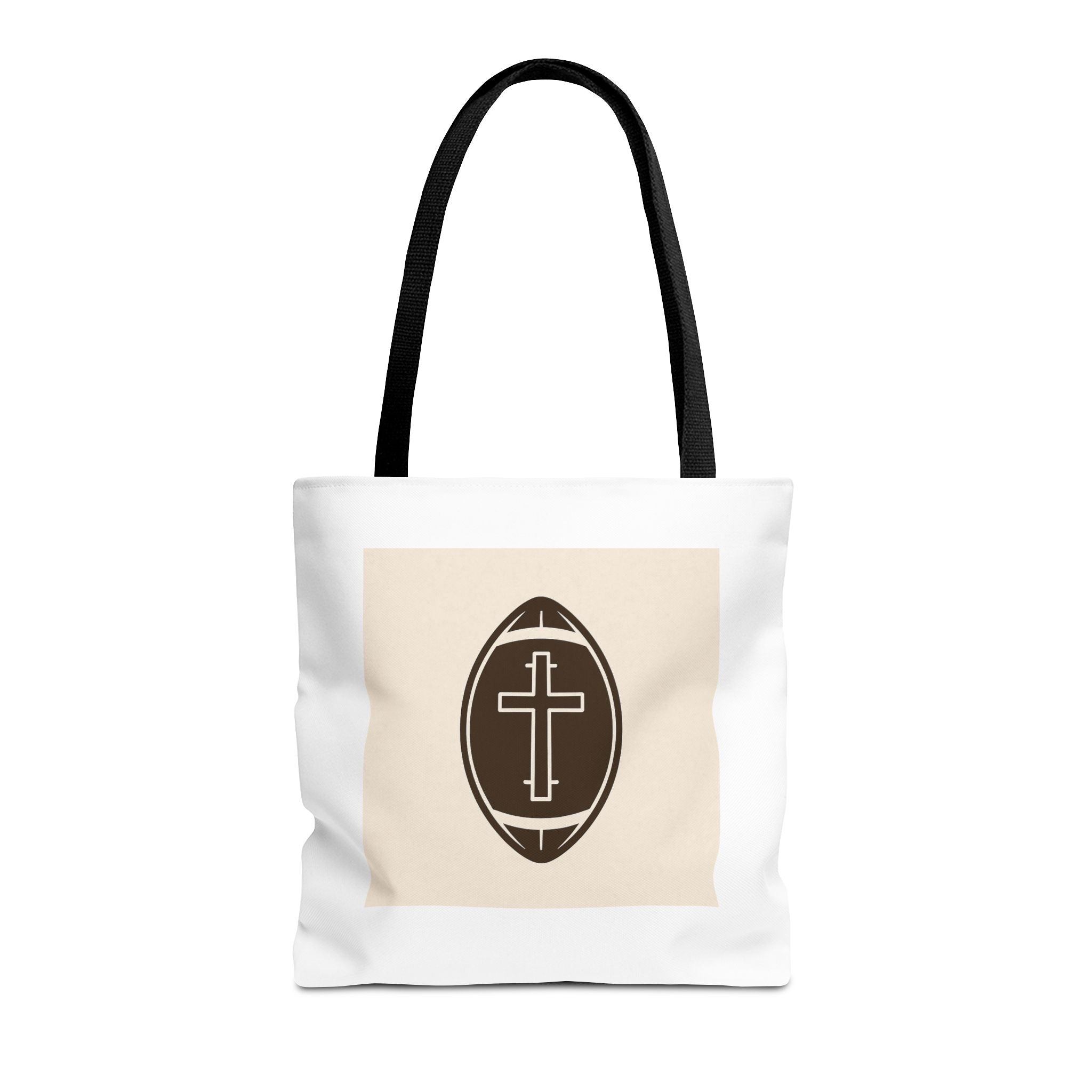 Tote Bag with the football + cross design