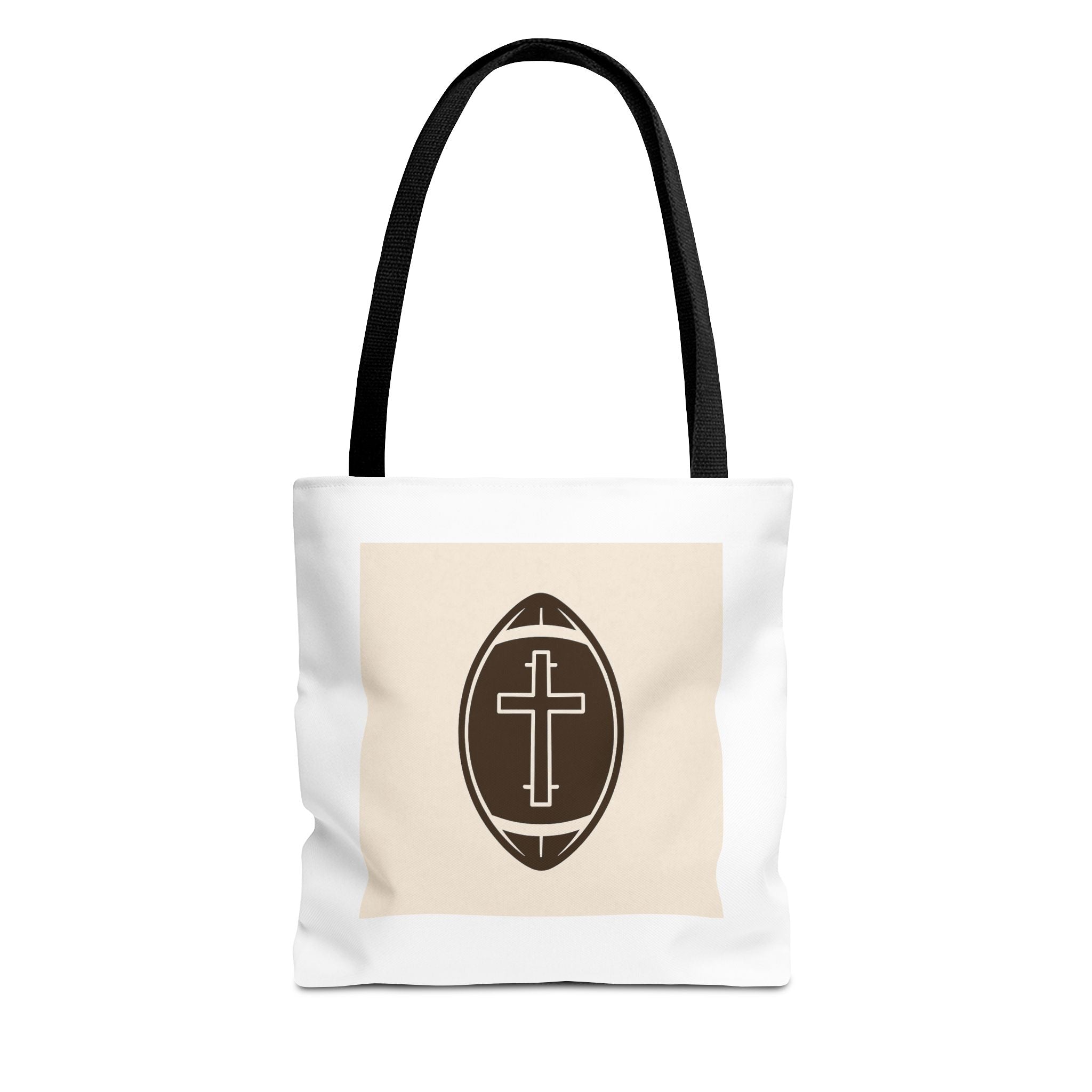 Tote Bag with the football + cross design