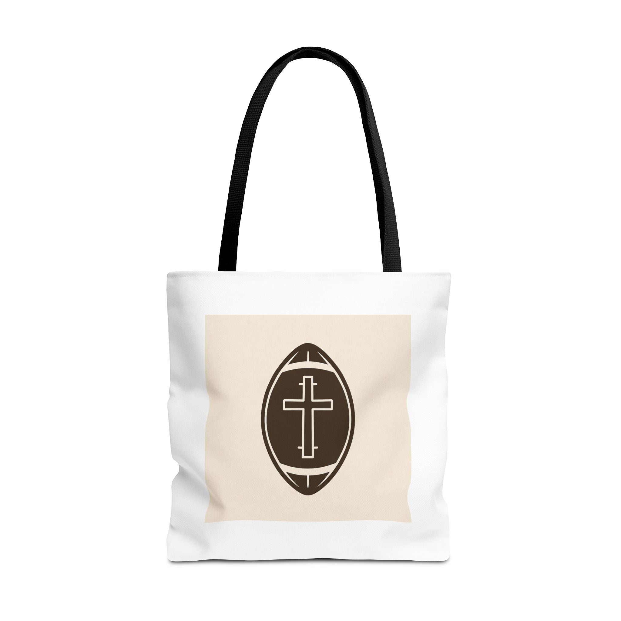 Tote Bag with the football + cross design