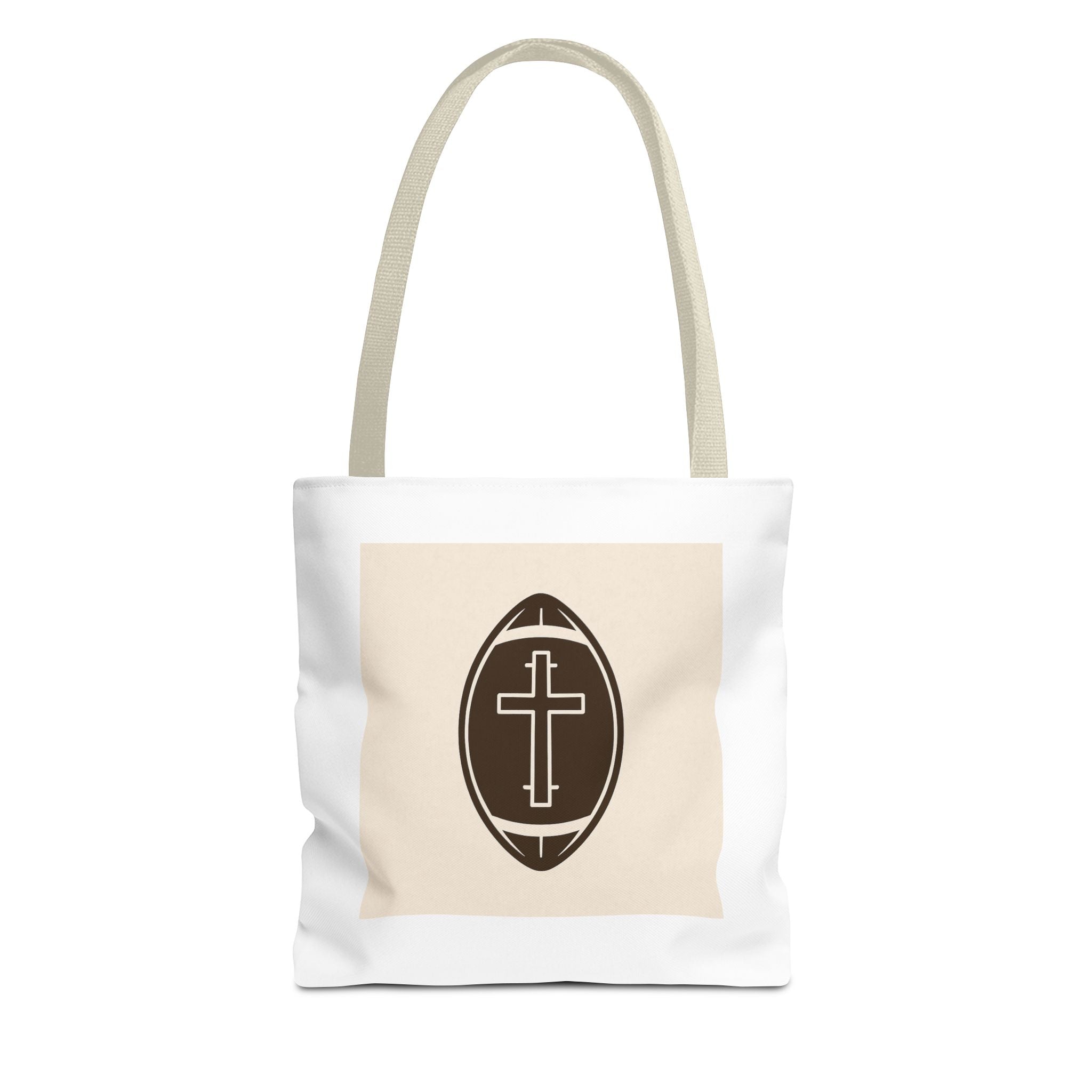 Tote Bag with the football + cross design