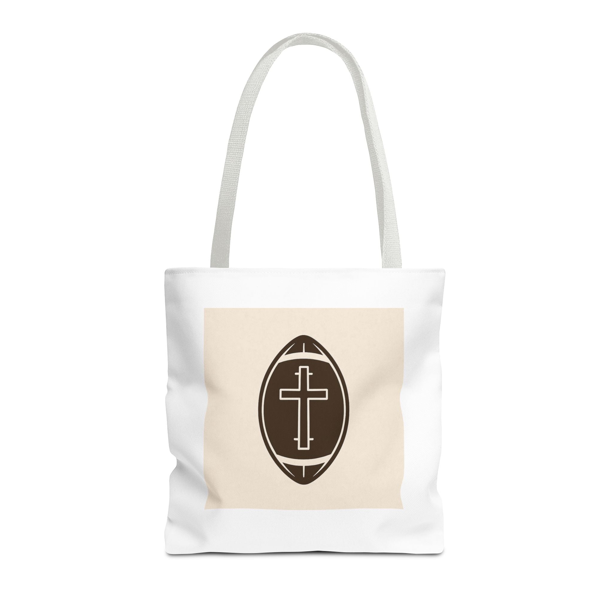 Tote Bag with the football + cross design